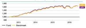 Fund performance graph