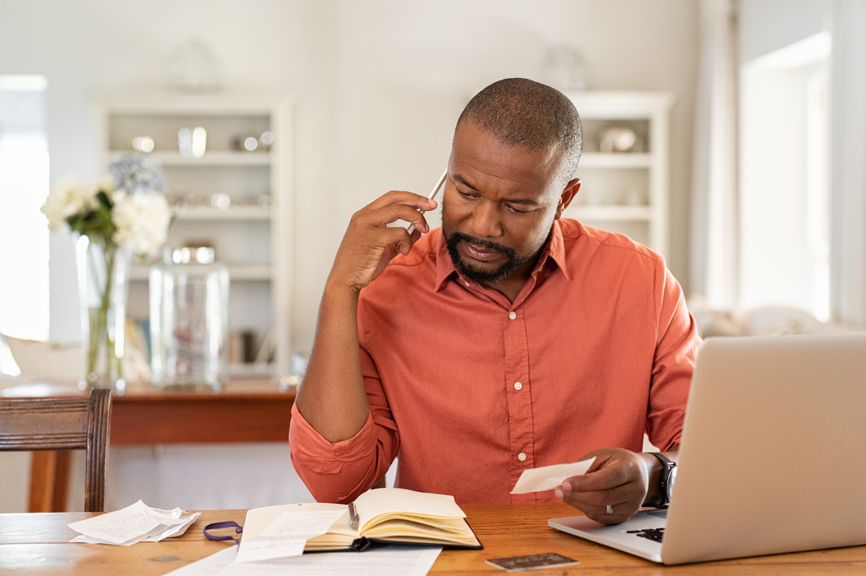 man confused about tax planning