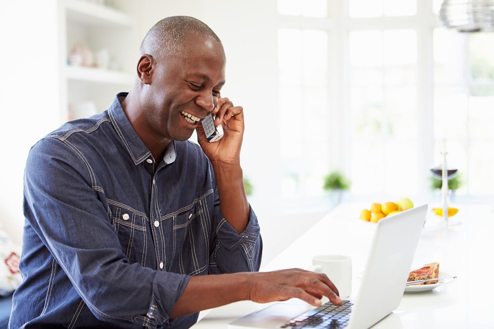 Man saving for retirement