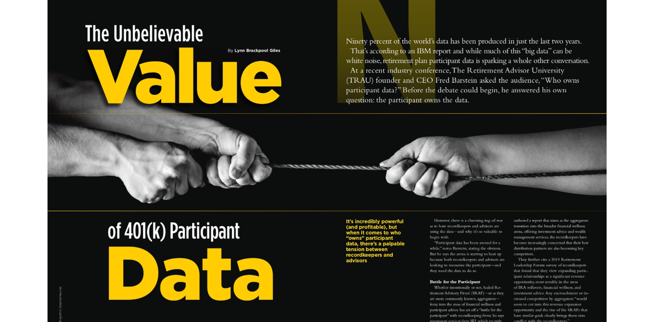 The Unbelievable Value of 401(k) Participant Data