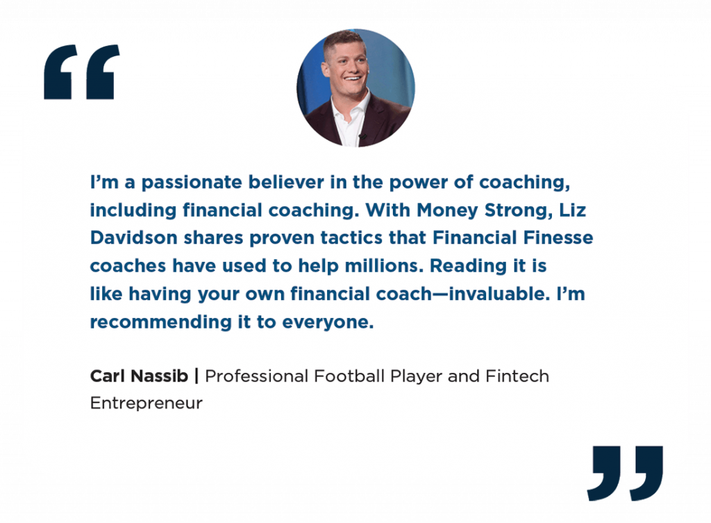 Money Strong - Testimonials - Carl Nassib